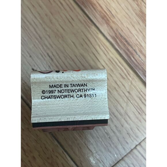 Happy Birthday Rubber Stamp Cursive Font Scrapbooking/Crafting - Picture 2 of 3